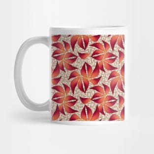 Red Dry Leaf Mug